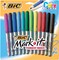 BIC Mark-It Fine Point Permanent Markers 12/Pkg-Assorted Colors